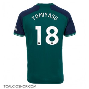 Arsenal Takehiro Tomiyasu #18 Terza Maglia 2023-24 Manica Corta